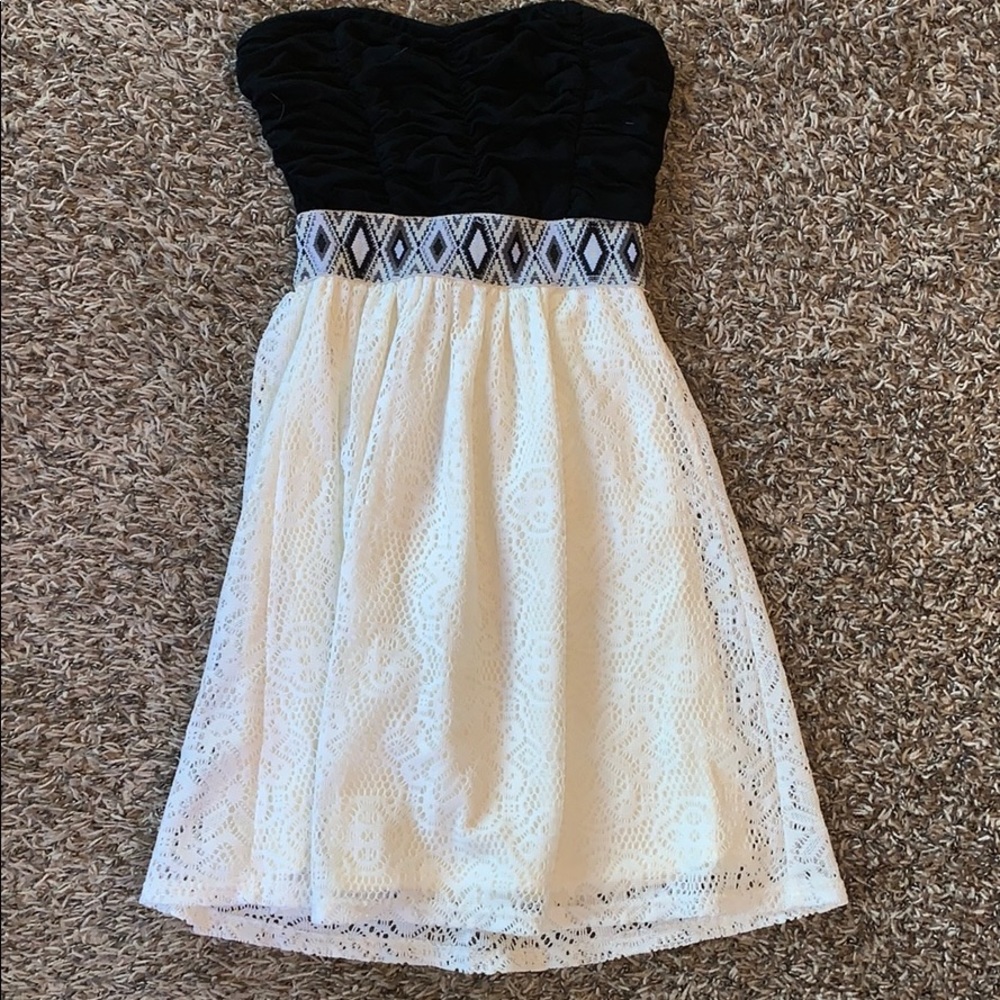 Strapless dress XS